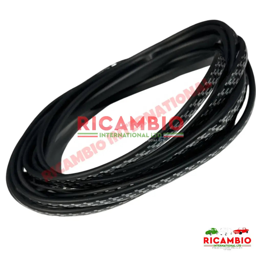 Chequered Roof Gutter Trim Kit - Classic Fiat 500 - Chrome - Aluminium & Exterior Trim Parts