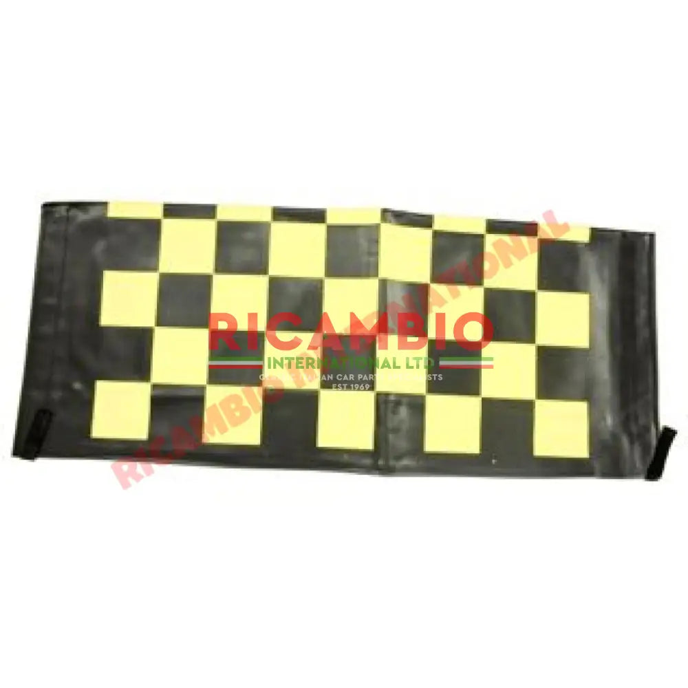Chequered Sunroof Cover - Classic Fiat 500 126 - Modifications