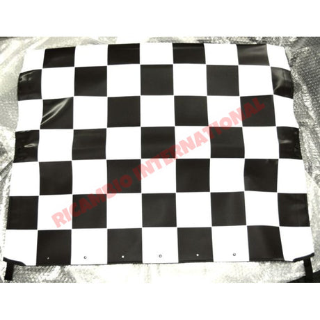 Chequered Sunroof Cover - Classic Fiat 500 126 - Modifications