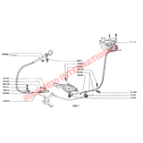 Choke & Starter Cable Clip - Classic Fiat 500 126 - Cables - Clips & Springs