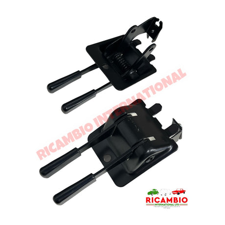 Choke & Starter Pull Lever Assembly - Classic Fiat 500 (from 1968 on) - Starter Motor - Dynamo and Related Parts