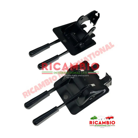 Choke & Starter Pull Lever Assembly - Classic Fiat 500 (from 1968 on) - Starter Motor - Dynamo and Related Parts