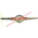 Chrome Abarth Front Badge/Grill - Classic Fiat 500 - Bumpers & Assorted Exterior Trim