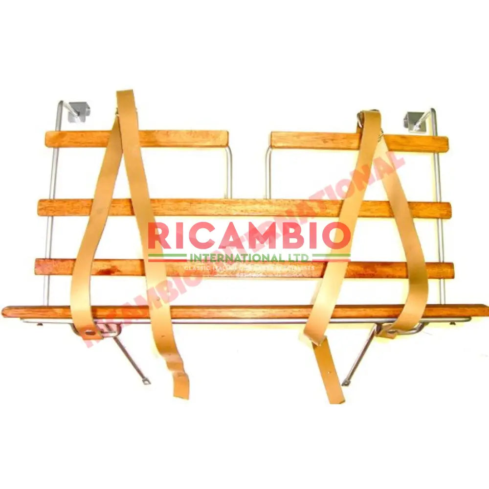 Chrome and Wood Luggage Rack - Classic Fiat 500 - Classic Fiat 500 Parts & Spares