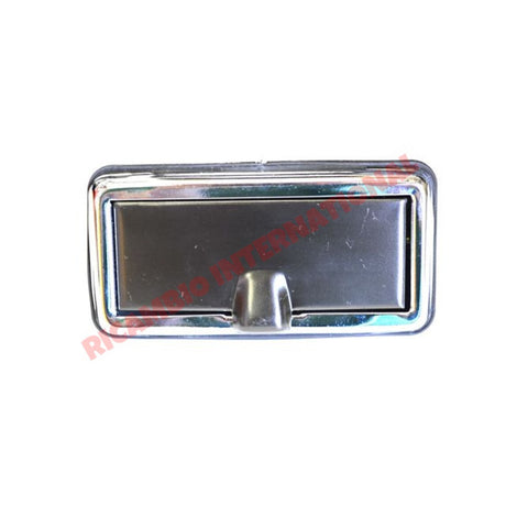Chrome & Black Ashtray - Classic Fiat 500 126 600 - Interior Trim