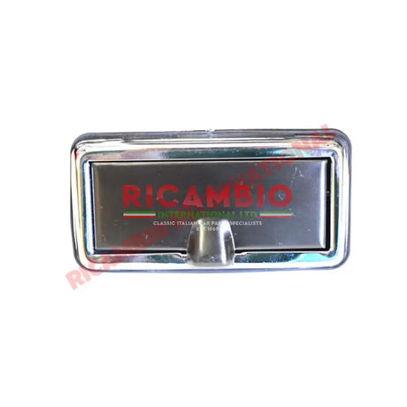 Chrome & Black Ashtray - Classic Fiat 500 126 600 - Interior Trim