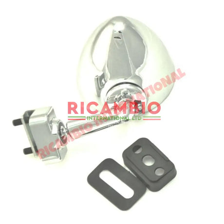 Chrome Bullet Mirror (Clip-on) - Classic Fiat 500,600,850 - Mirrors