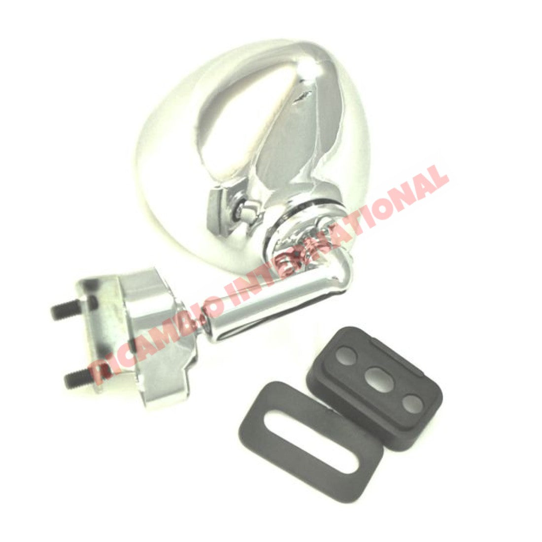 Chrome Bullet Mirror (Clip-on) - Classic Fiat 500,600,850 - Mirrors