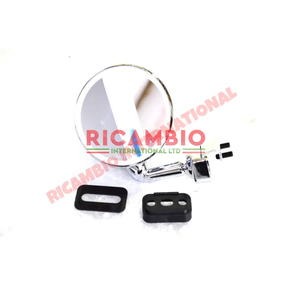 Chrome Bullet Mirror (Clip-on) - Classic Fiat 500,600,850 - Mirrors