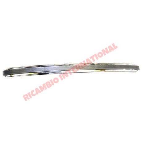 Chrome Bumper Kit (W/Rubber strip) - Classic Fiat 500 - Bumpers and Knudge Bars