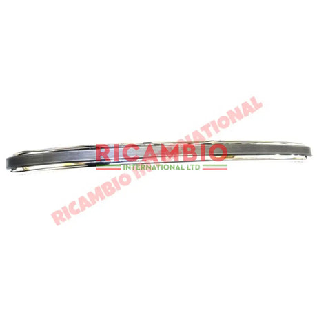 Chrome Bumper Kit (W/Rubber strip) - Classic Fiat 500 - Bumpers and Knudge Bars