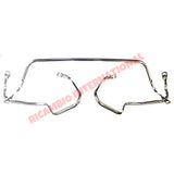 Chrome Bumper/Knudge Bar Overiders Kit (3 piece) - Classic Fiat 500 - Classic Fiat 500 Parts & Spares