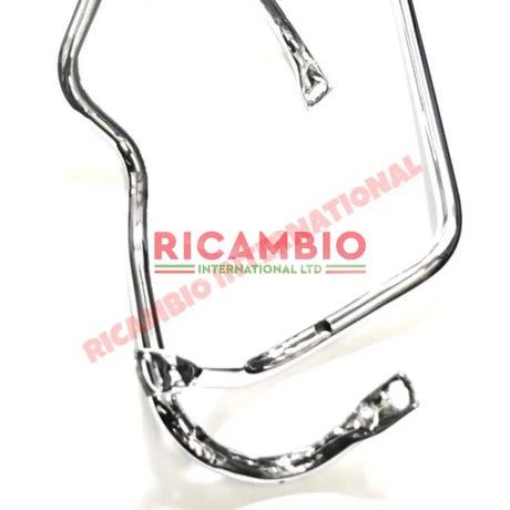 Chrome Bumper/Knudge Bar Overiders Kit (3 piece) - Classic Fiat 500 - Classic Fiat 500 Parts & Spares
