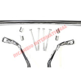 Chrome Bumper/Knudge Bar Overiders Kit (3 piece) & Fitting Kit - Classic Fiat 500 - Classic Fiat 500 Parts & Spares