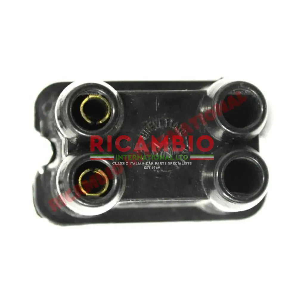 Chrome Dash Switch (2 Pin) - Classic Fiat 500 600 plus others - Fiat 126 Ignition & Electrical Items