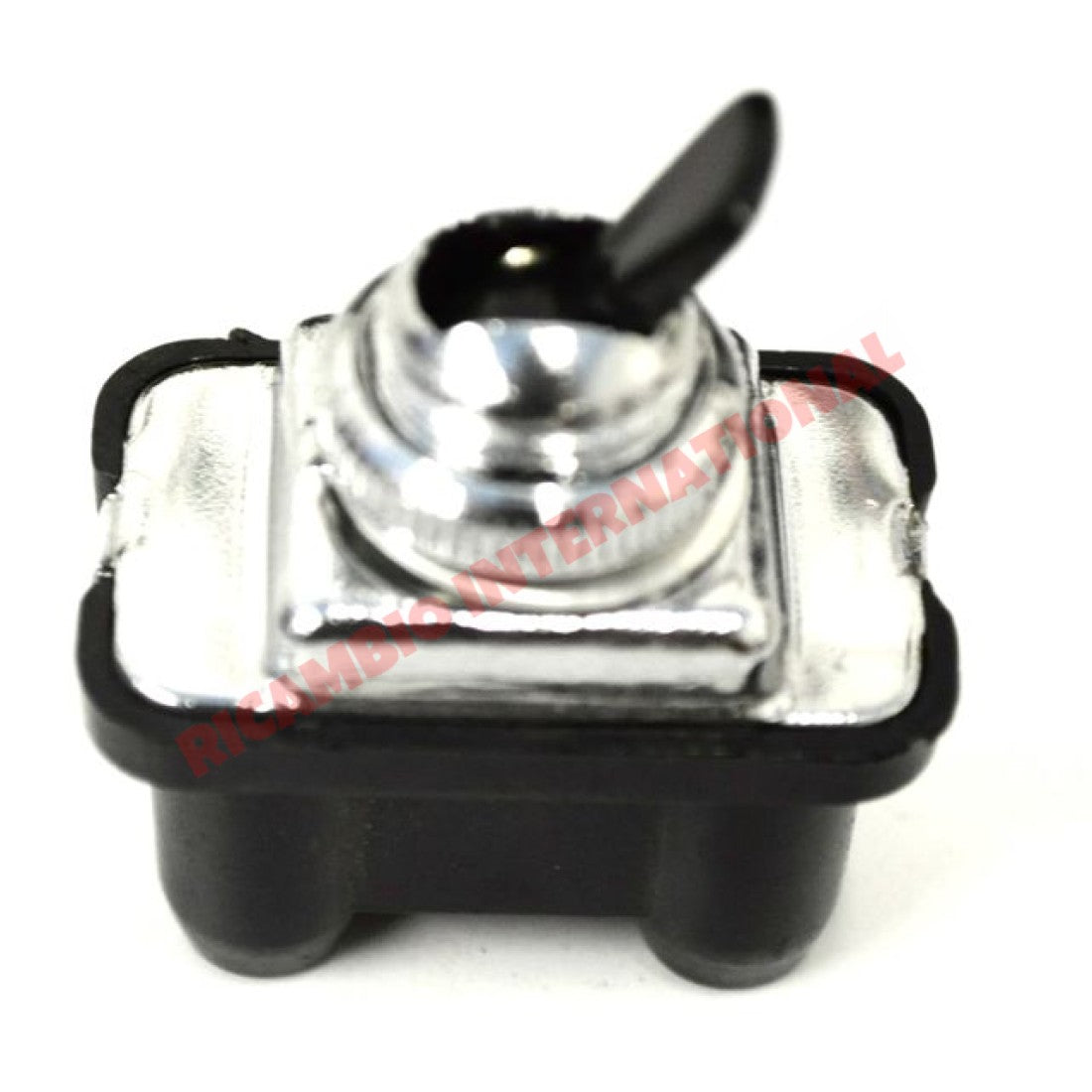 Chrome Dash Switch (2 Pin) - Classic Fiat 500 600 plus others - Fiat 126 Ignition & Electrical Items