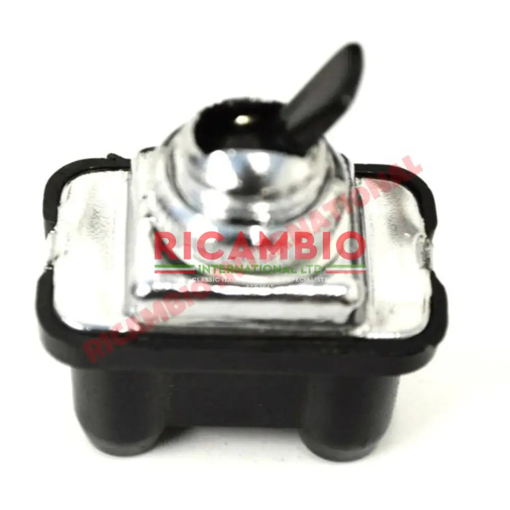 Chrome Dash Switch (3 Pin) - Classic Fiat 500 600 plus others - Fiat 126 Ignition & Electrical Items