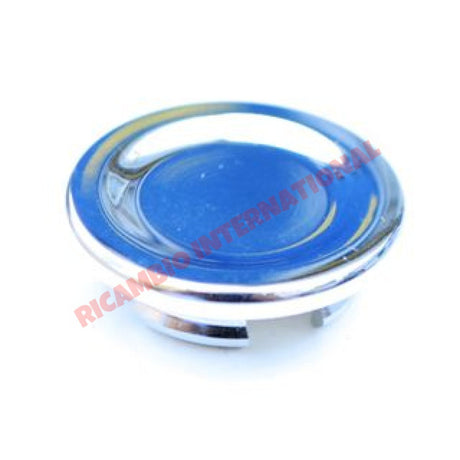 Chrome Dashboard Centre Blanking Plug - Classic Fiat 500 - Classic Fiat 500 Parts & Spares