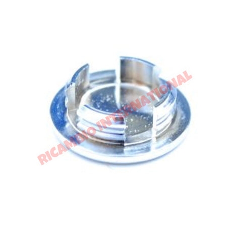 Chrome Dashboard Centre Blanking Plug - Classic Fiat 500 - Classic Fiat 500 Parts & Spares