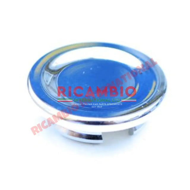 Chrome Dashboard Centre Blanking Plug - Classic Fiat 500 - Classic Fiat 500 Parts & Spares