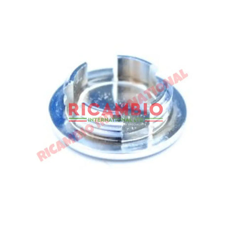 Chrome Dashboard Centre Blanking Plug - Classic Fiat 500 - Classic Fiat 500 Parts & Spares