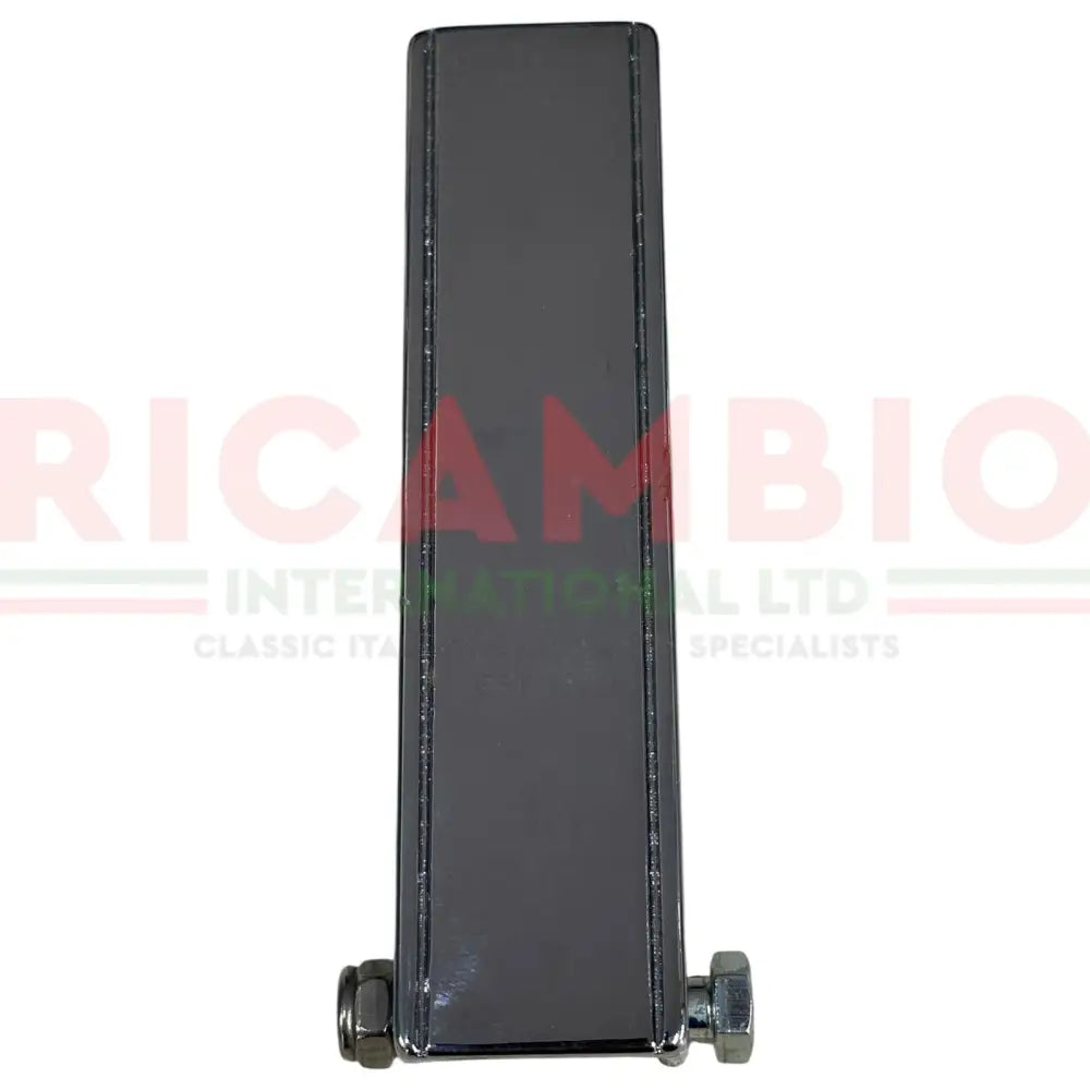Chrome Engine Lid Opening Brackets - Classic Fiat 500 - Abarth