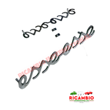 Chrome ’Esse Esse’ Badge & Clips - Classic Fiat 500 - Abarth