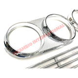 Chrome Front Grille & Head Lamp Trim Kit (3 piece) - Lancia Fulvia - Lancia Fulvia Exterior Parts