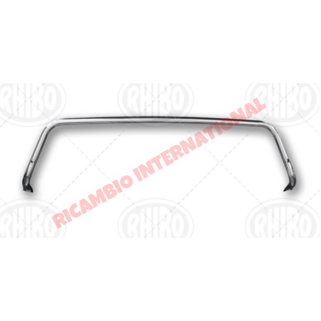 Chrome Front Knudge Bar & Fittings - Classic Fiat 500 - Front Bumper & Fittings