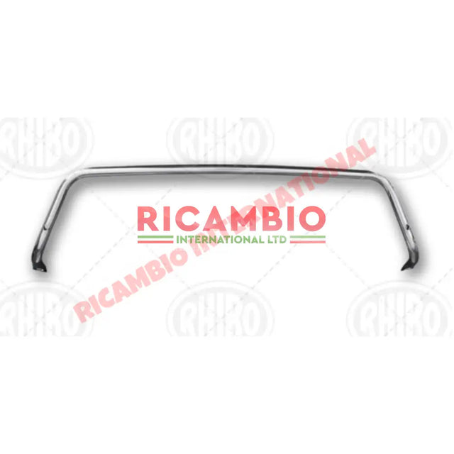 Chrome Front Knudge Bar & Fittings - Classic Fiat 500 - Front Bumper & Fittings