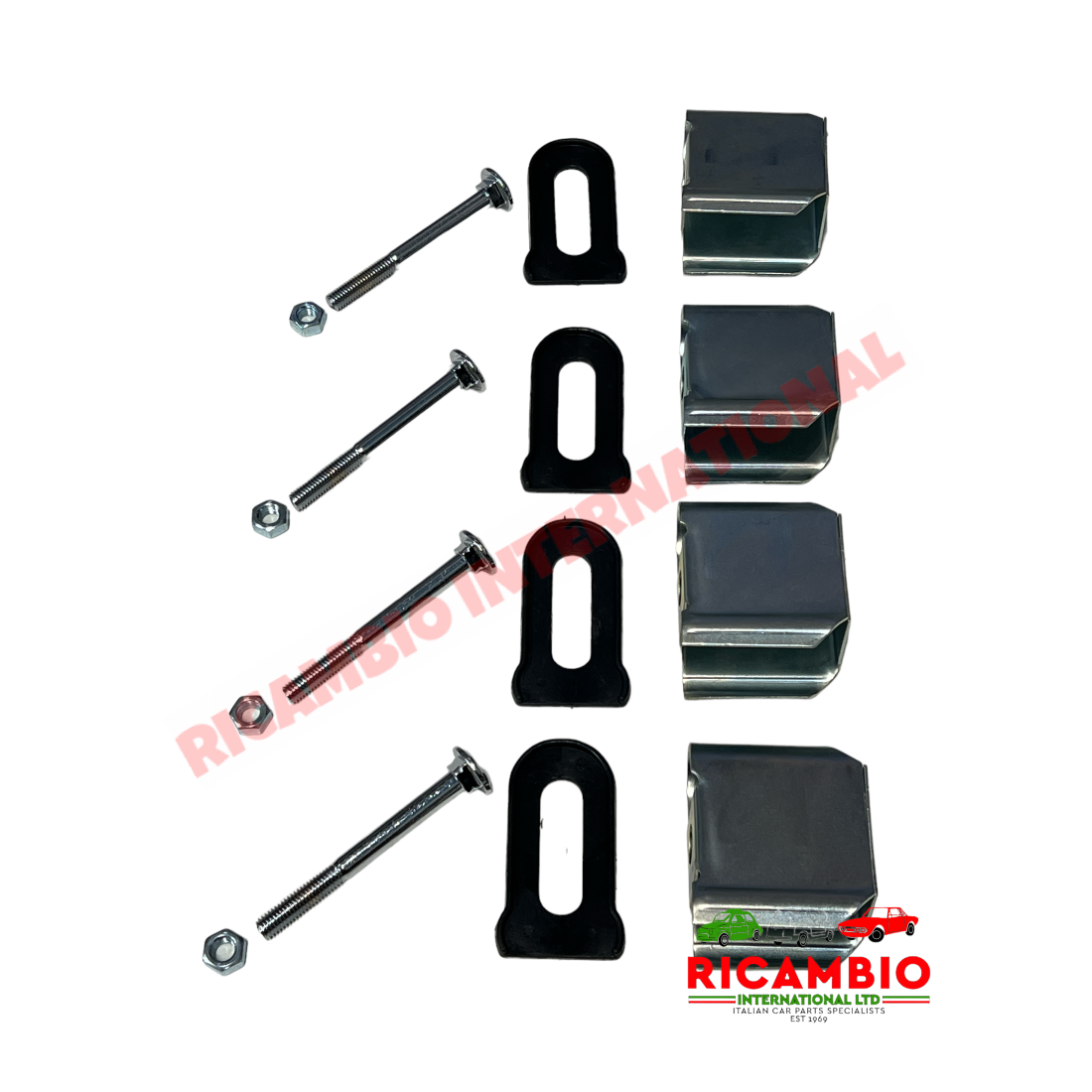 Chrome Front & Rear Bumper inc Fittings (BEST QUALITY 45 MICRONS) - Classic Fiat 500 - Bumpers and Knudge Bars
