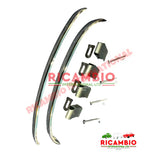 Chrome Front & Rear Bumper inc Fittings (BUDGET TYPE) - Classic Fiat 500 - Bumpers and Knudge Bars