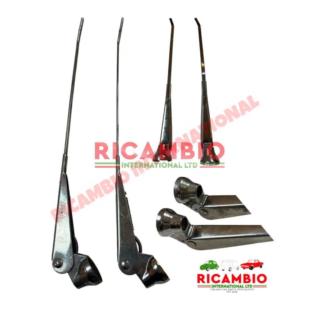Chrome Front Wiper Arm (2) (LHD) - Fiat & Lancia - Bolt-on Wiper Arms