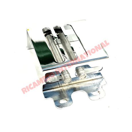 Chrome Gear Selector & Fittings - Classic Fiat 500 126 - Gearbox and Parts