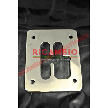 Chrome Gear Selector Plate & Bolts - Classic Fiat 500 126 - Gearbox and Parts