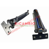 Chrome Hinges Kit - Classic Fiat 500,126,600,850 - Modifications