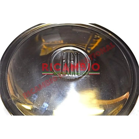 Chrome Hub Cap (12 Inch Wheel) - Classic Fiat 500 600 850 - Chrome - Aluminium & Exterior Trim Parts