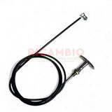Chrome Lever Choke Cable - Fiat,Lancia,Autobianchi & many more