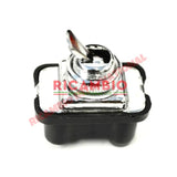 Chrome Lever Dash Switch (3 Pin) - Classic Fiat 500 600 plus others - Fiat 126 Ignition & Electrical Items
