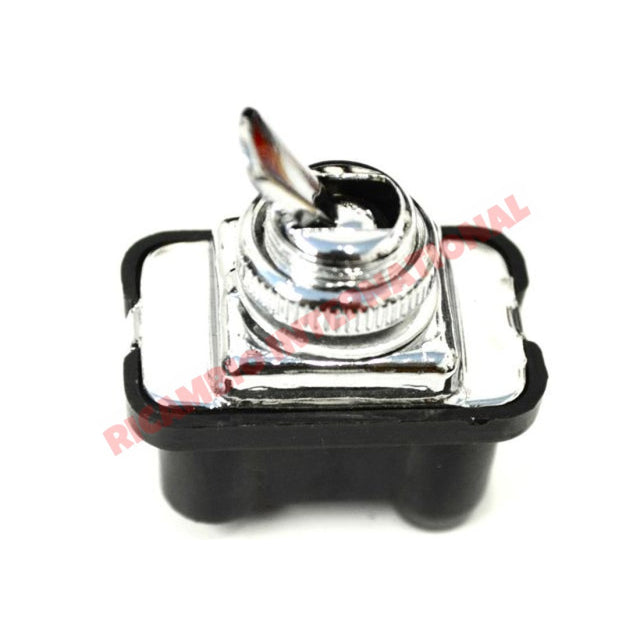 Chrome Lever Dash Switch (4 Pin) - Classic Fiat 500 600 plus others - Classic Fiat 500 Parts & Spares