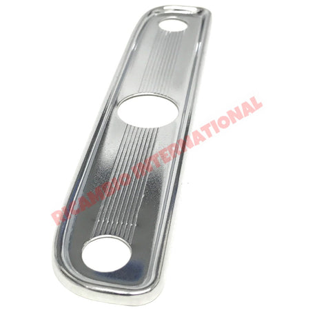 Chrome Metal Dashboard Switch Bezel - Classic Fiat 500 600 - Classic Fiat 500 Parts & Spares