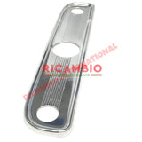 Chrome Metal Dashboard Switch Bezel - Classic Fiat 500 600 - Classic Fiat 500 Parts & Spares