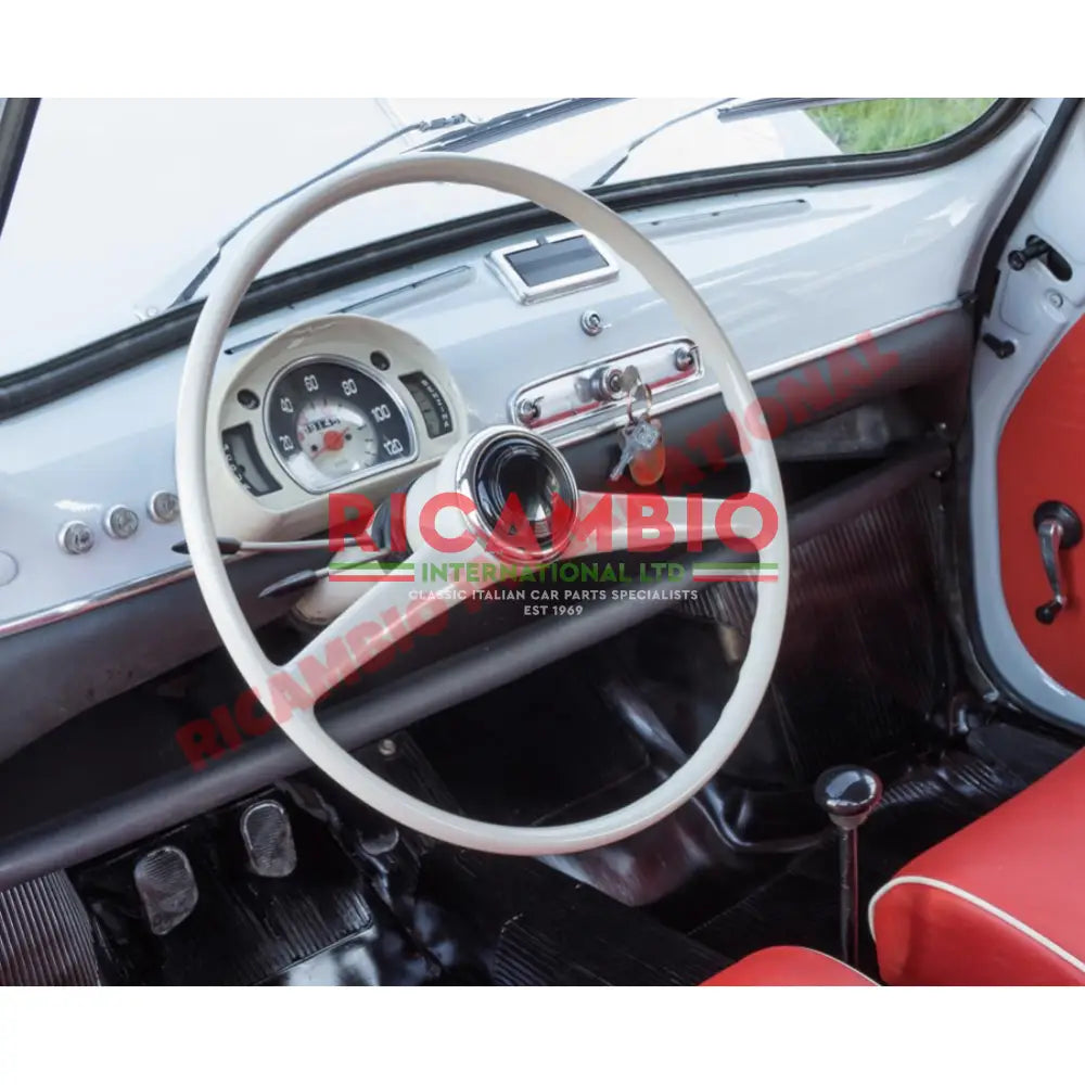 Chrome Metal Dashboard Switch Bezel - Classic Fiat 500 600 - Classic Fiat 500 Parts & Spares