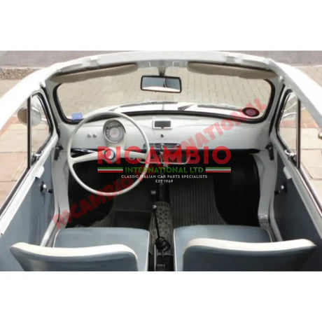 Chrome Metal Dashboard Switch Bezel - Classic Fiat 500 600 - Classic Fiat 500 Parts & Spares