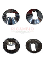 Chrome Metal Door Handle Spacer/Trim Classic Fiat 500 126 Interior Trim
