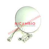 Chrome Mirror (Clip-on) - Classic Fiat 500 N/D/G,600 - Chrome - Aluminium & Exterior Trim Parts
