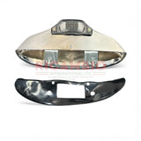 Chrome Number Plate Lamp (Metal) - Classic Fiat 500,600,Multipla - Lights - Lamps and Lenses