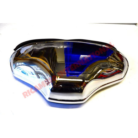 Chrome Number Plate Lamp (Metal) - Classic Fiat 500,600,Multipla - Lights - Lamps and Lenses