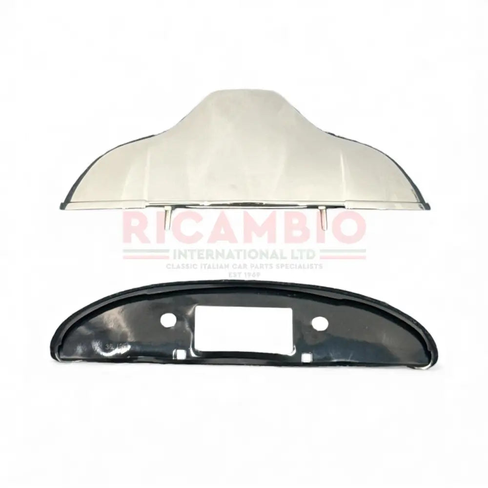 Chrome Number Plate Lamp (Plastic) - Classic Fiat 500,600,Multipla - Lights - Lamps and Lenses