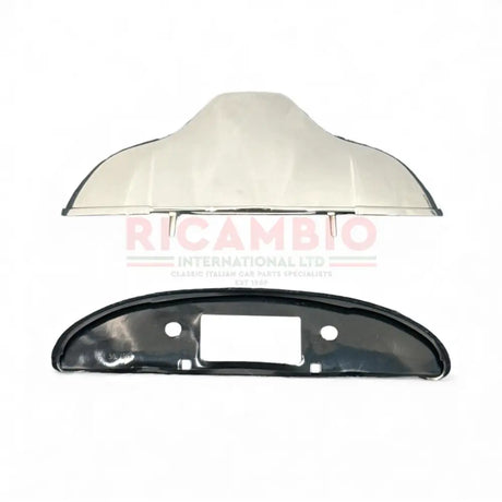 Chrome Number Plate Lamp (Plastic) - Classic Fiat 500,600,Multipla - Lights - Lamps and Lenses